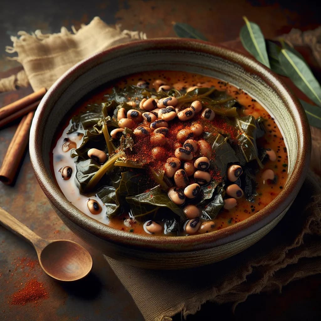 Collard Greens and Black-Eyed Pea Stew