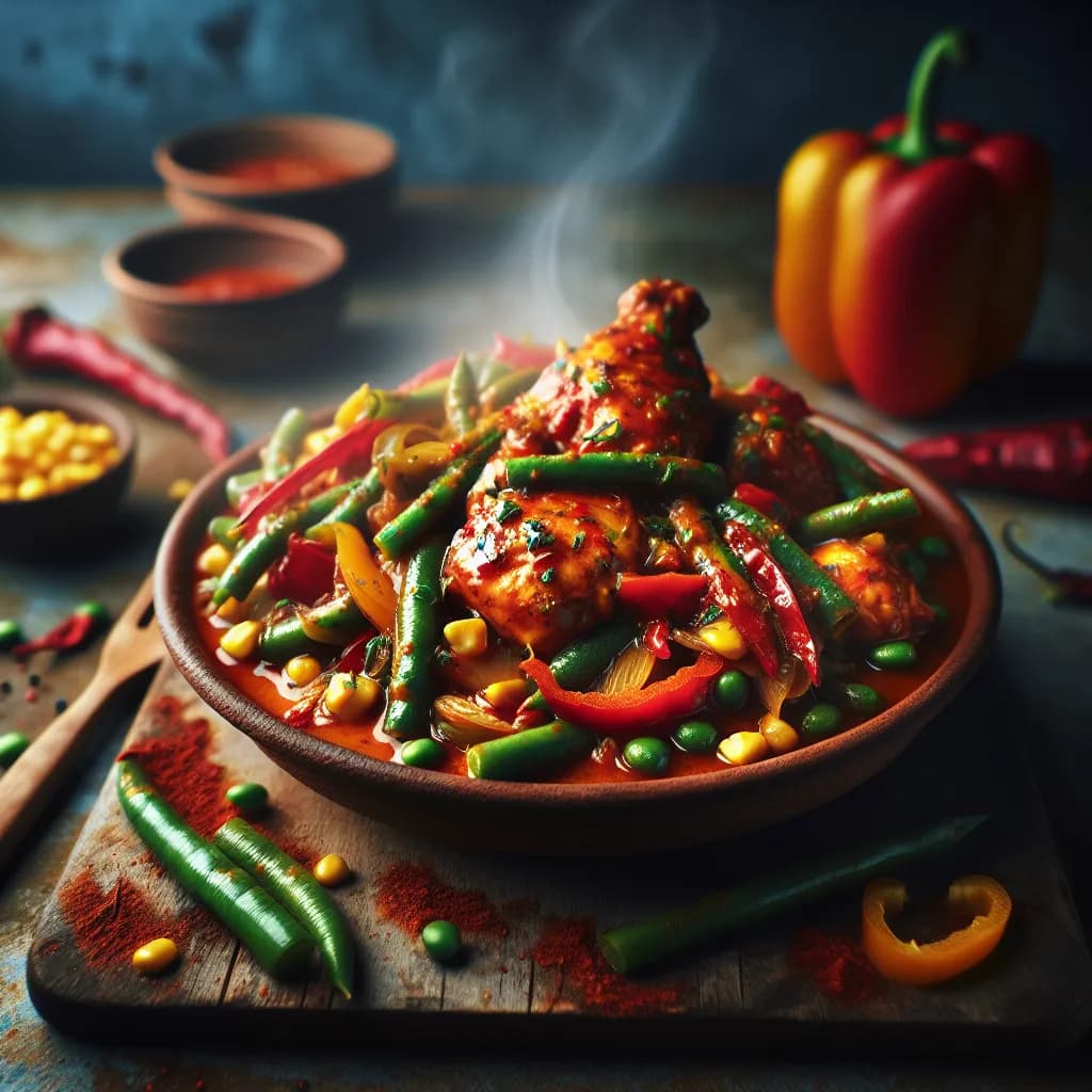 Colombo de Poulet Épicé