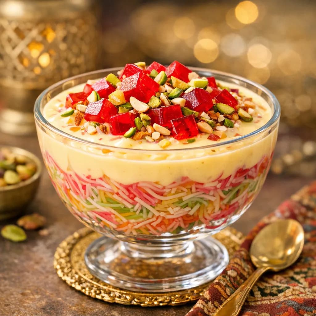 Colorful Seviyan Custard Delight
