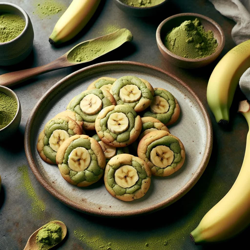 Cookies Banane Matcha