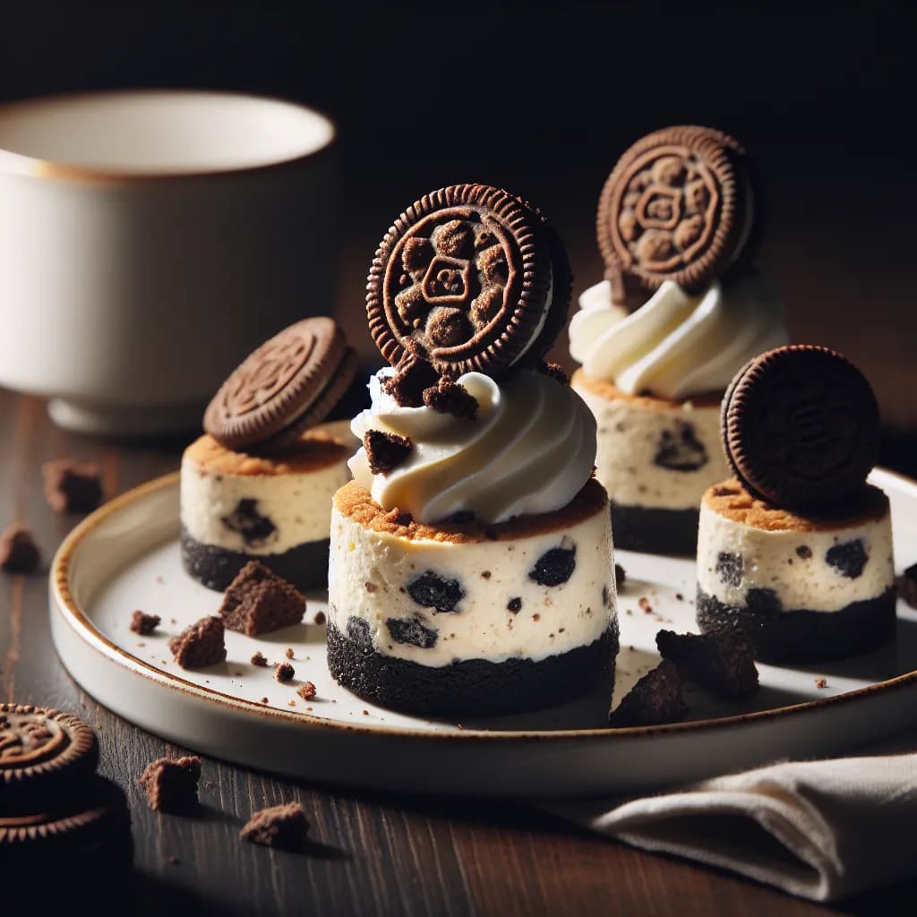 Cookies and Cream Cheesecake Bites