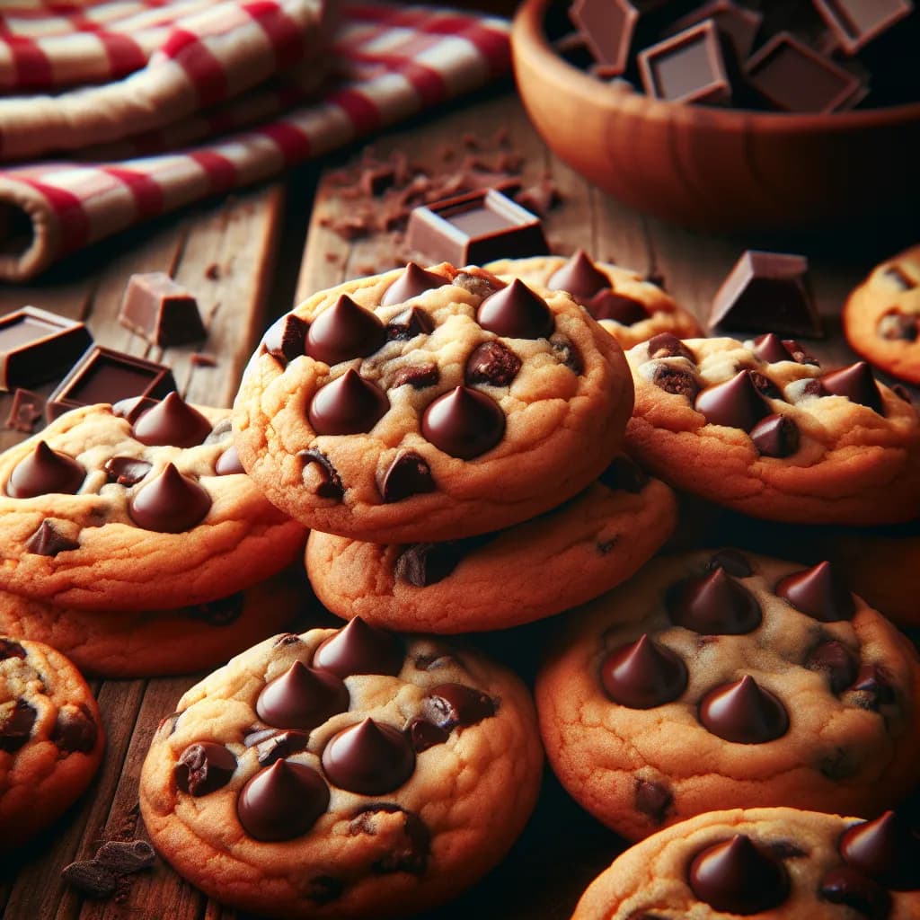 Cookies con gocce di cioccolato classici