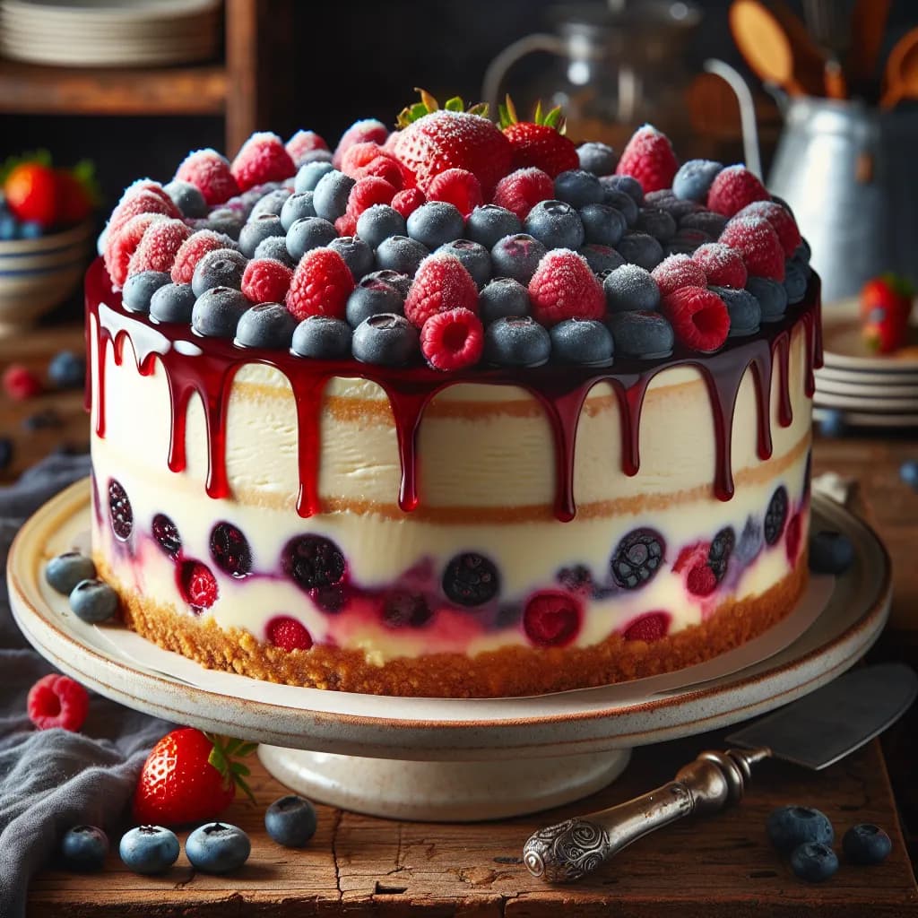 Country Berry Cheesecake Delight