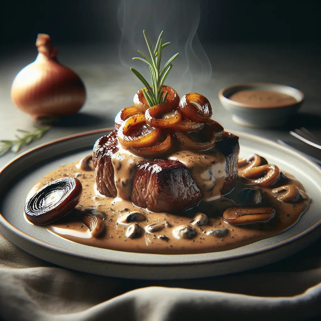 Country Steak with Mushroom Gravy