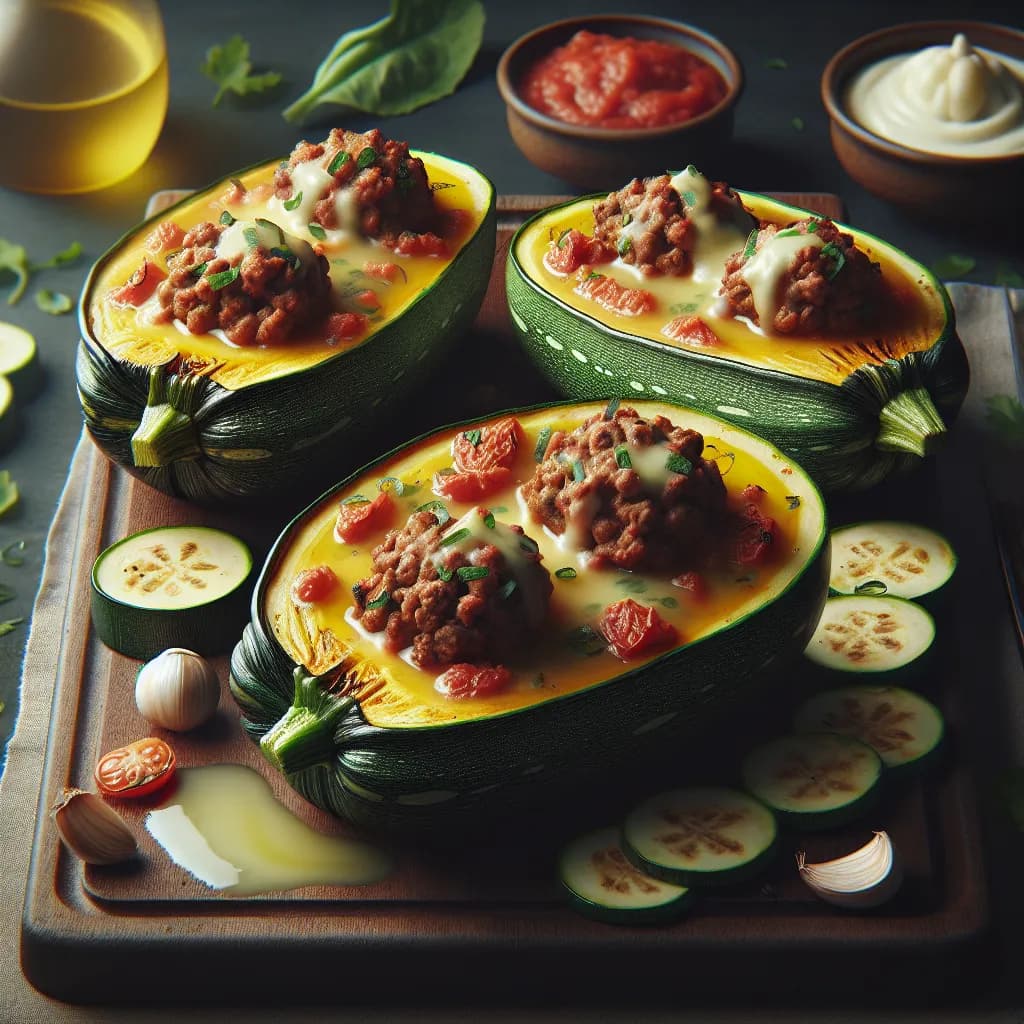 Courgettes Farcies au Boeuf