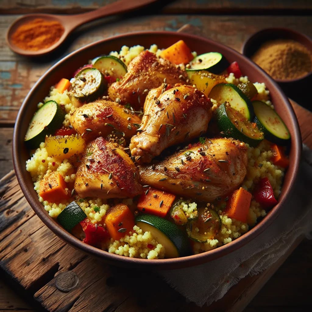 Couscous con Pollo