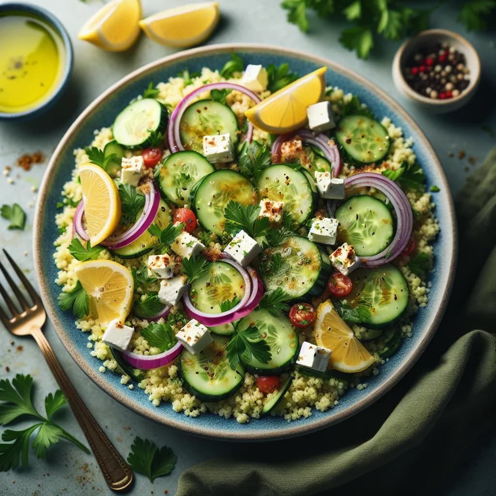 Couscous-Salat mit Gemüse