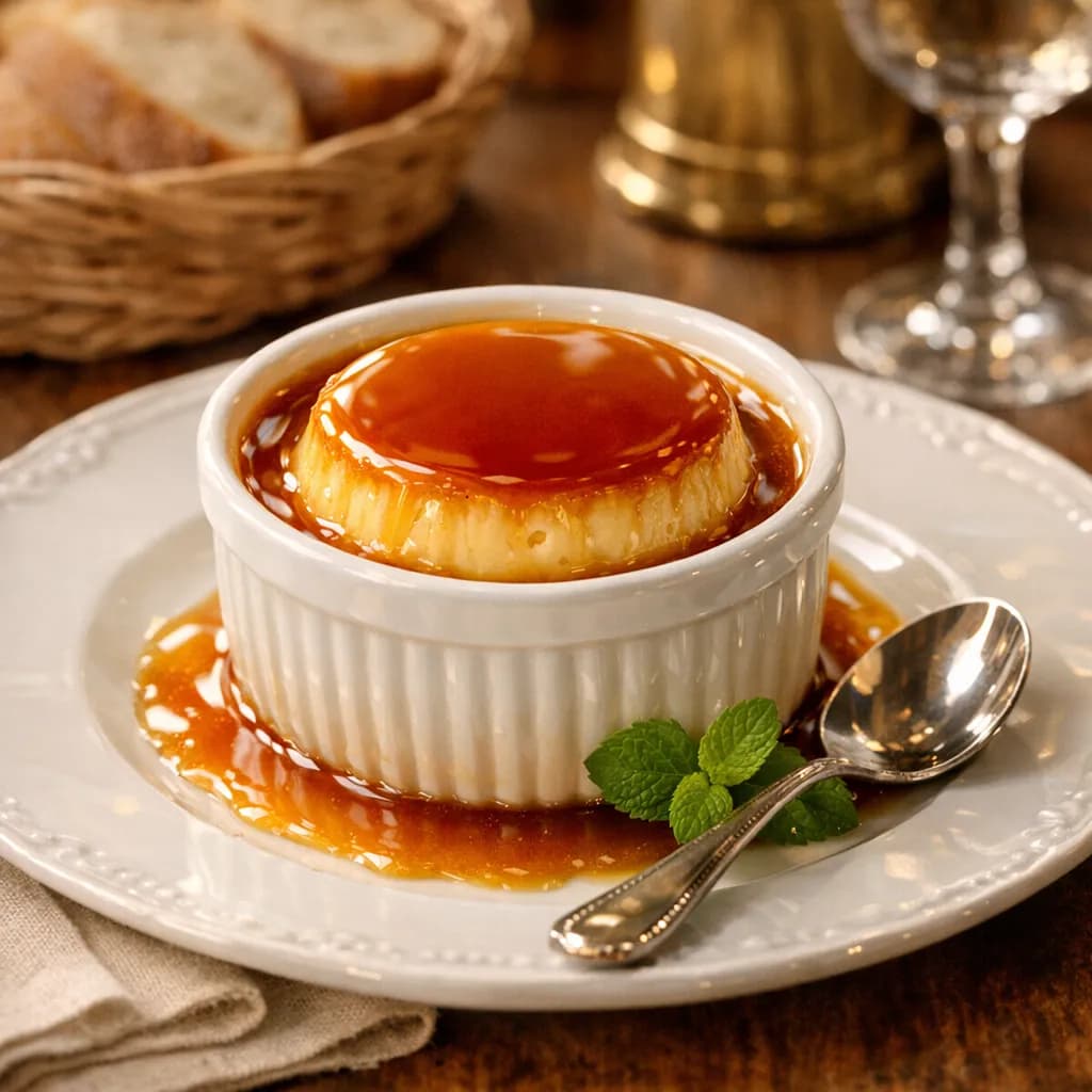 Crème caramel classique
