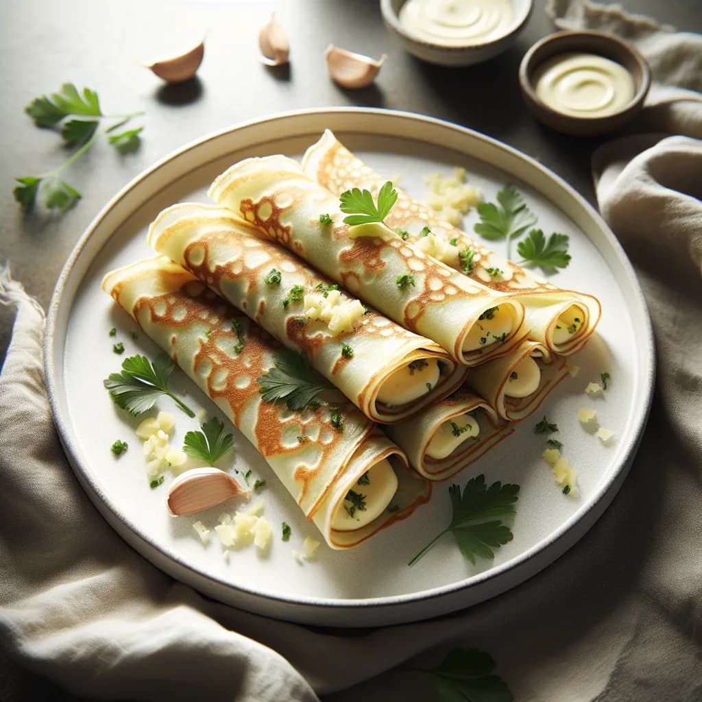 Crêpes Salées à la Farine de Coco
