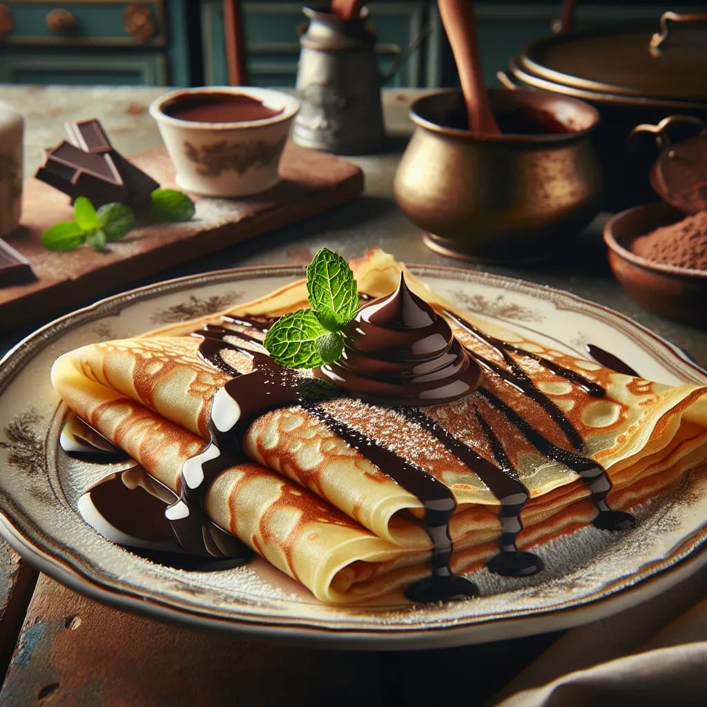 Crêpes au Chocolat