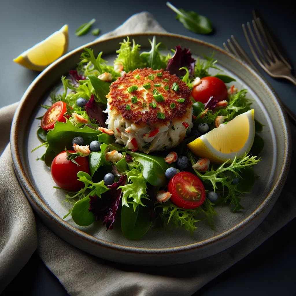 Crab Cake Salad