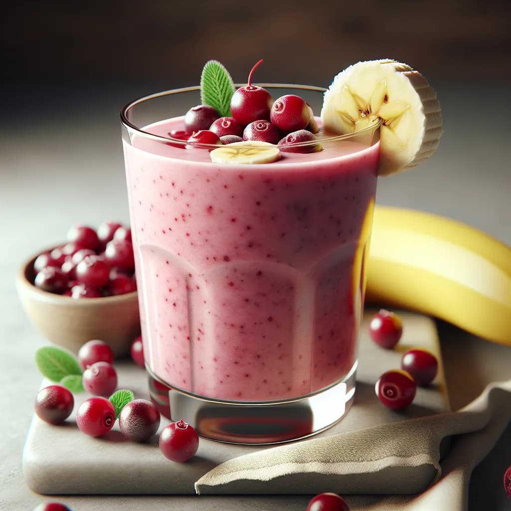 Cranberry Banana Smoothie