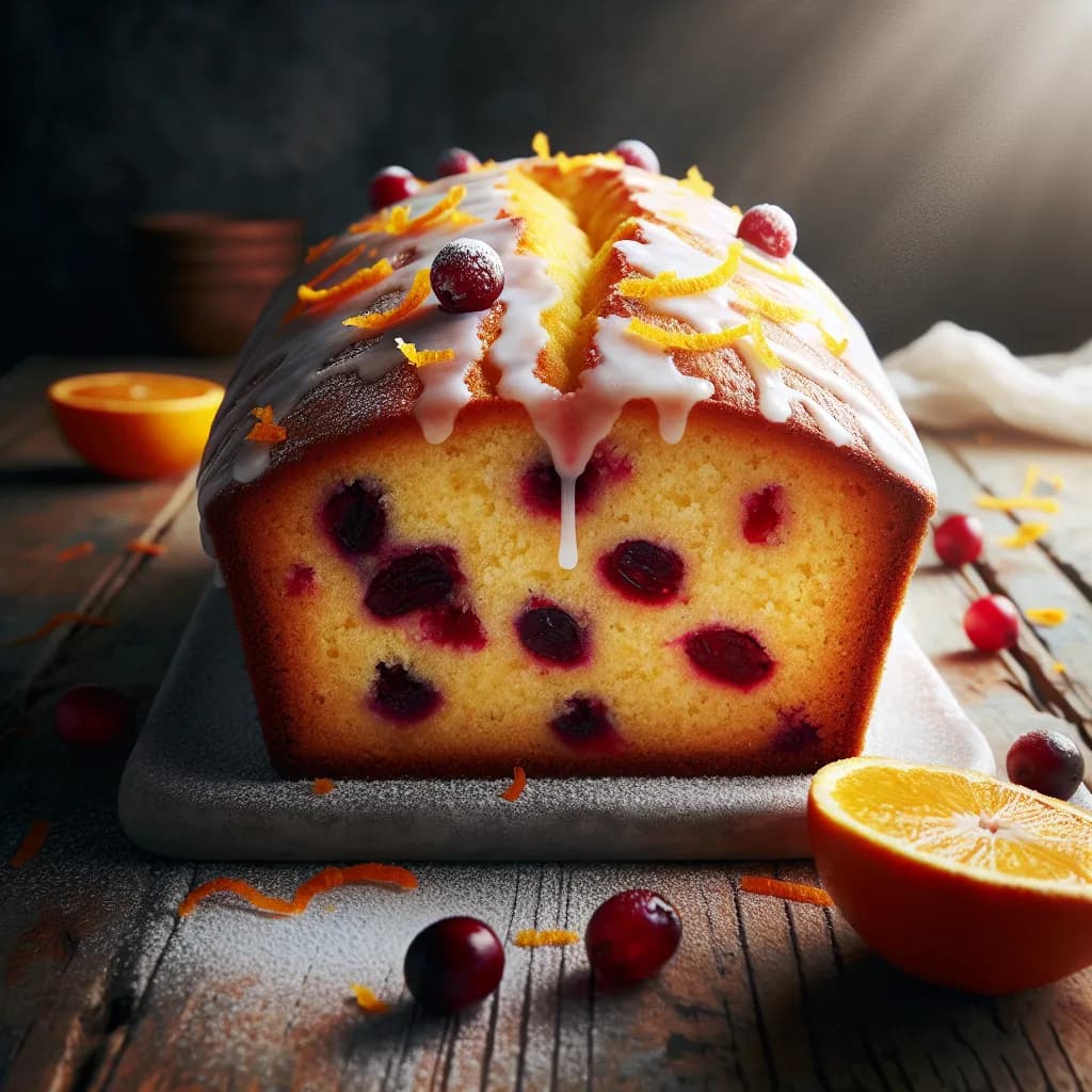 Cranberry Orange Pound Cake