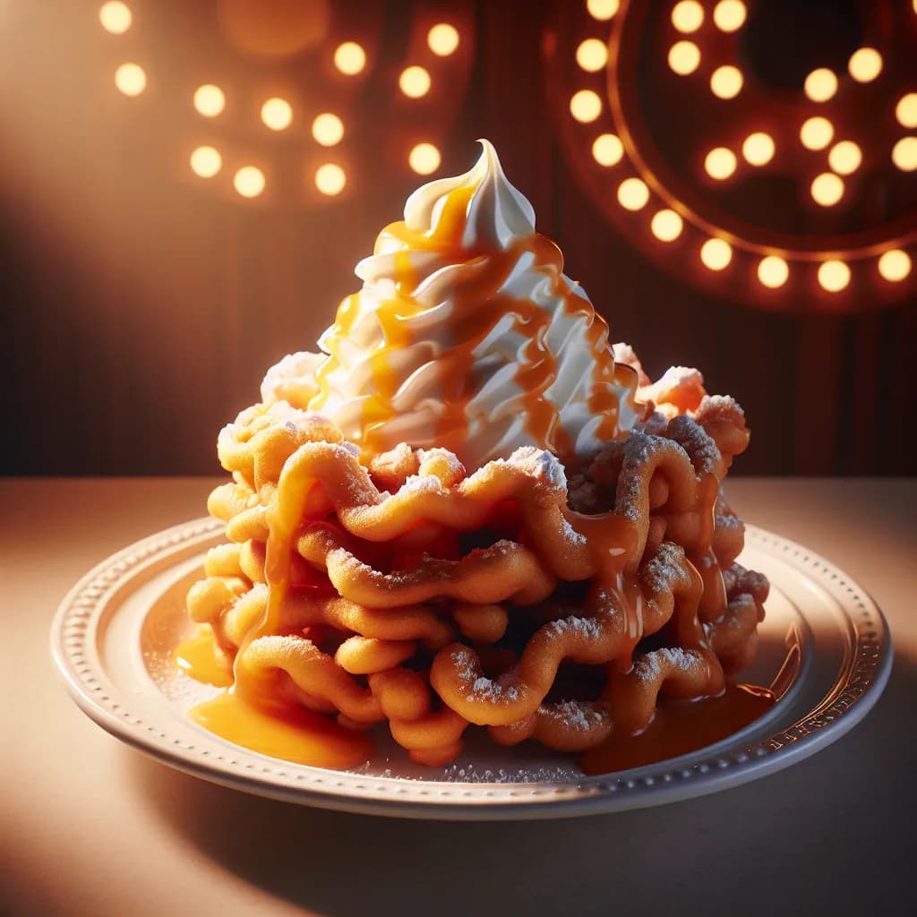 Cream Cheese Funnel Cake