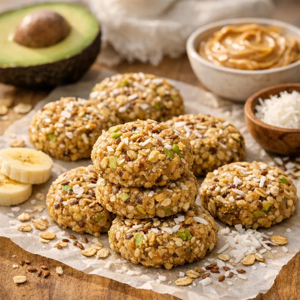 Creamy Avocado Peanut Butter Lactation Cookies
