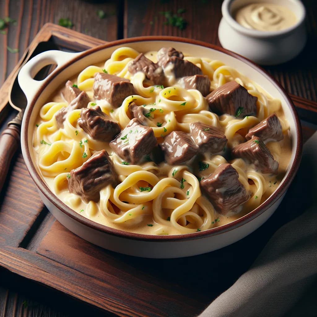 Creamy Beef and Noodles