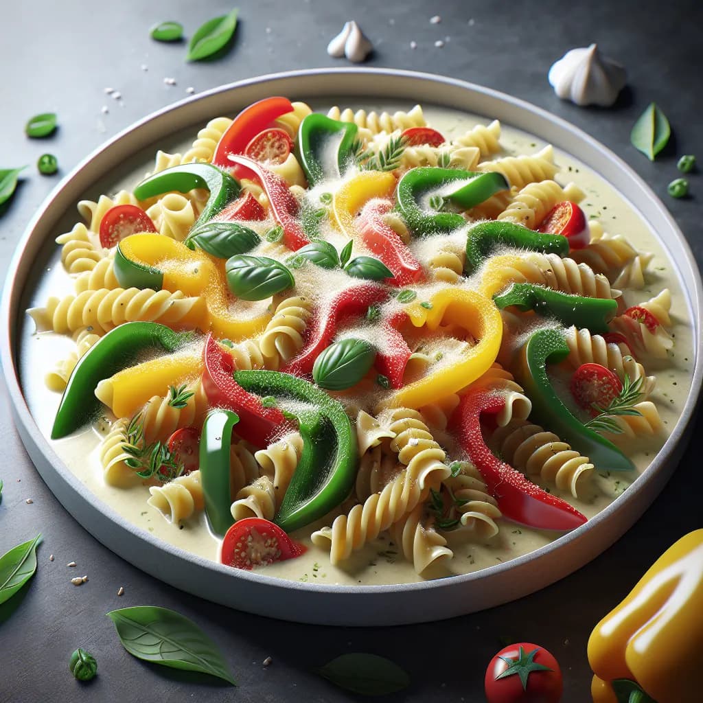 Creamy Bell Pepper Pasta