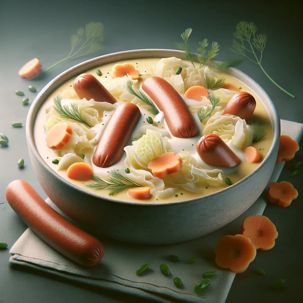Creamy Cabbage and Carrot Soup