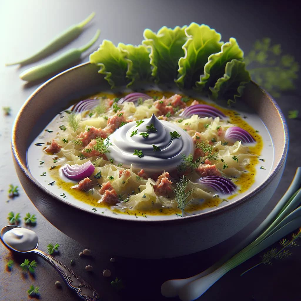 Creamy Cabbage and Onion Soup