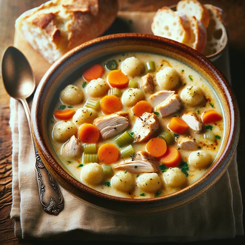 Creamy Chicken Gnocchi Soup