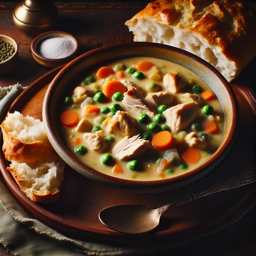 Creamy Chicken Pot Pie Stew