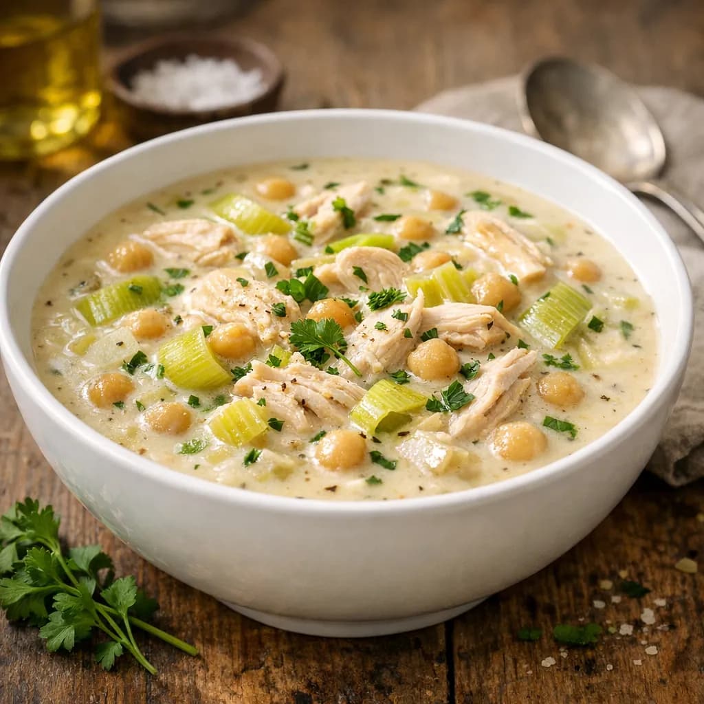 Creamy Chicken and Leek Soup