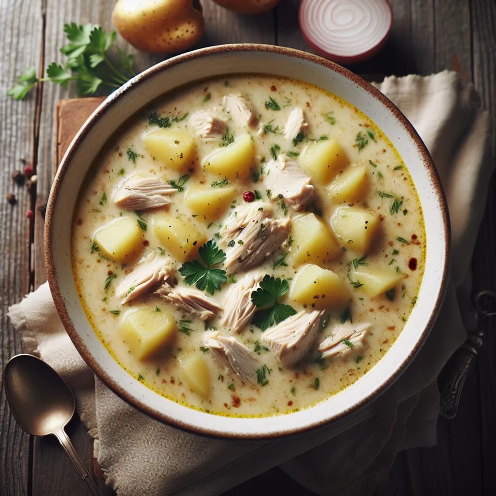Creamy Chicken and Potato Soup