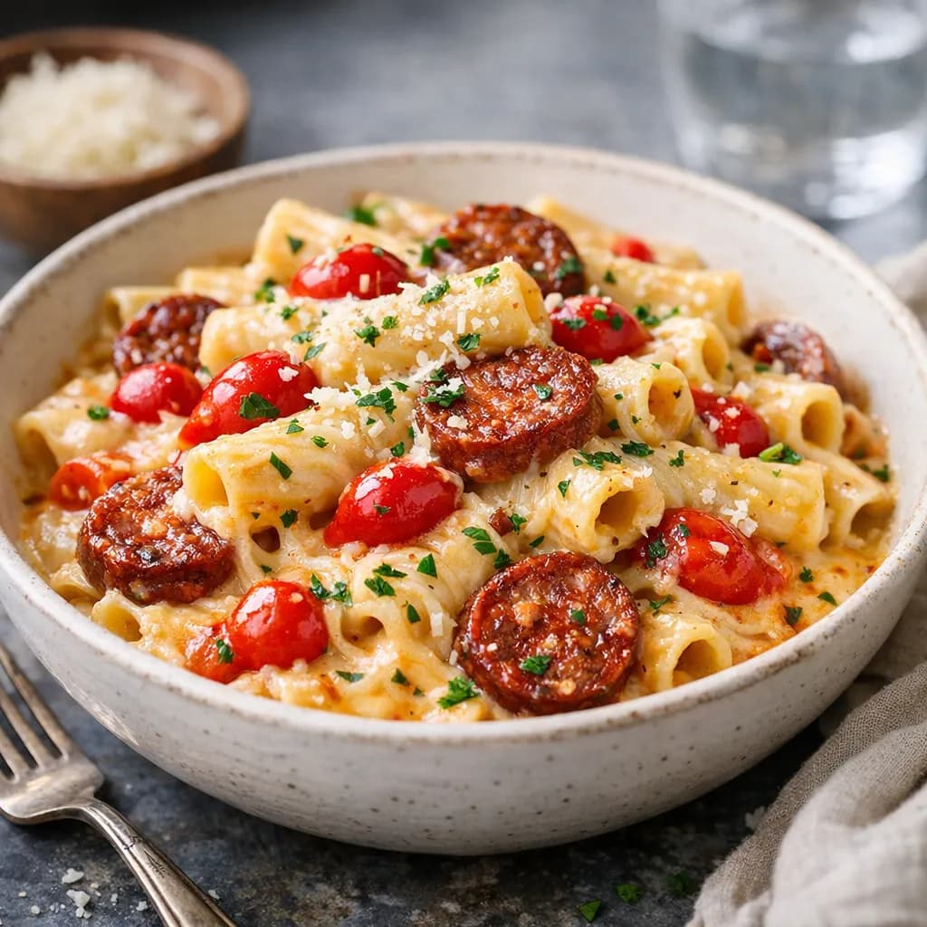 Creamy Chorizo & Pepper Pasta