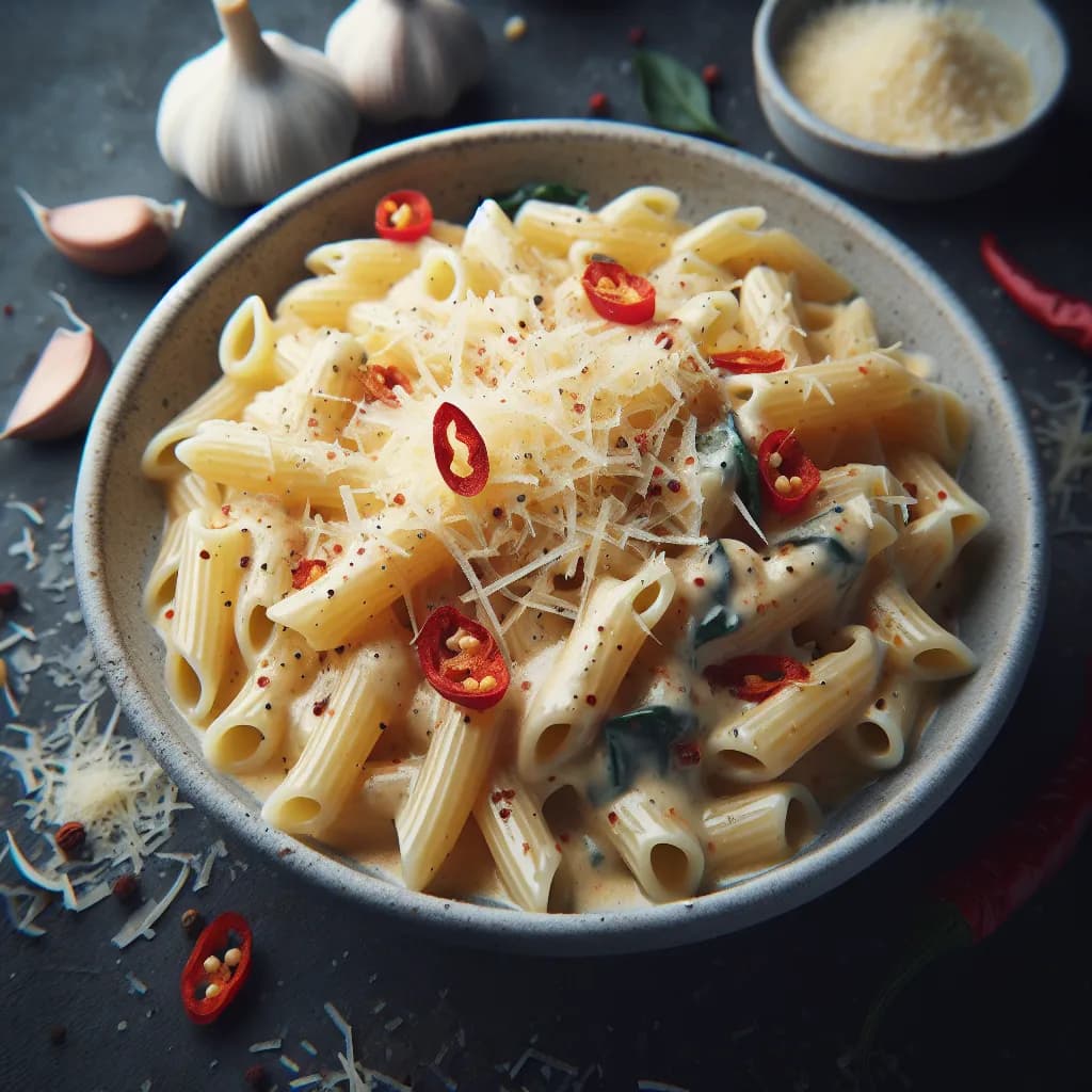 Creamy Garlic Parmesan Pasta