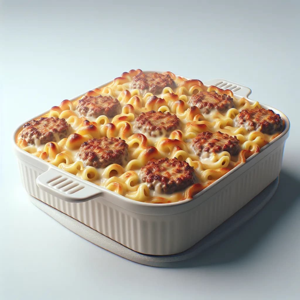 Creamy Hamburger Noodle Casserole