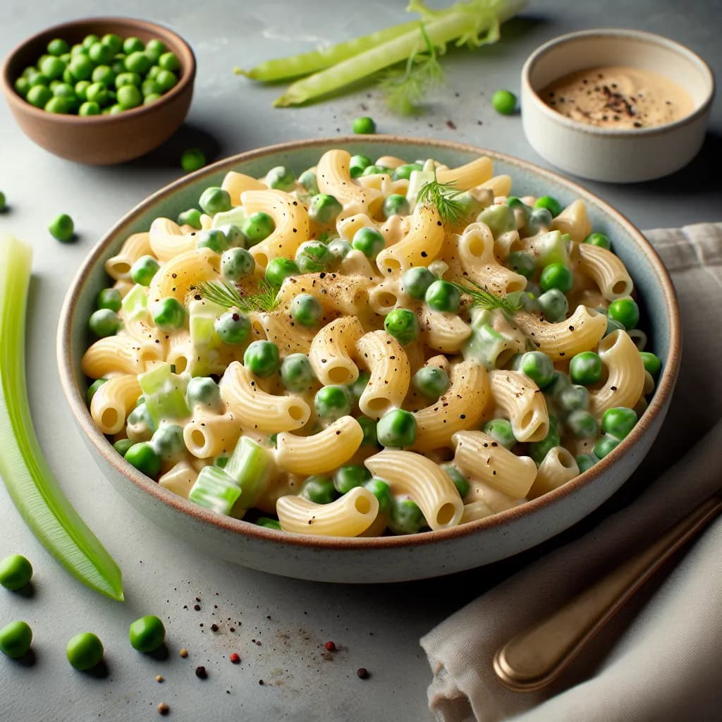 Creamy Pea Pasta Salad