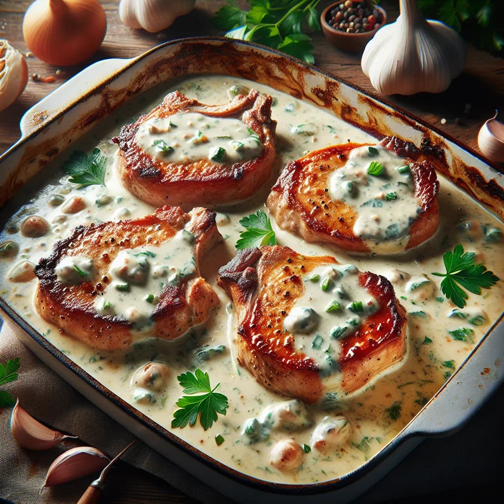 Creamy Pork Chop Bake