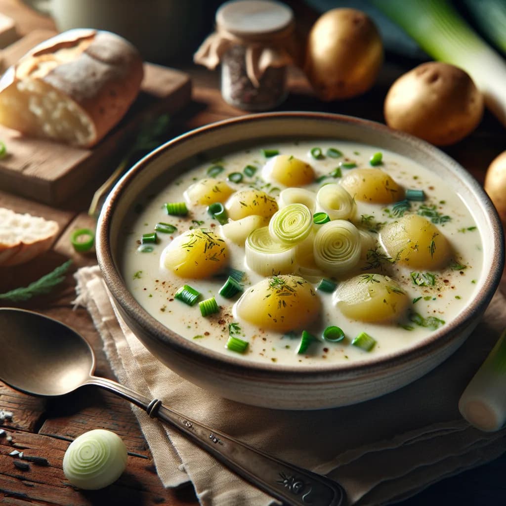 Creamy Potato and Leek Soup
