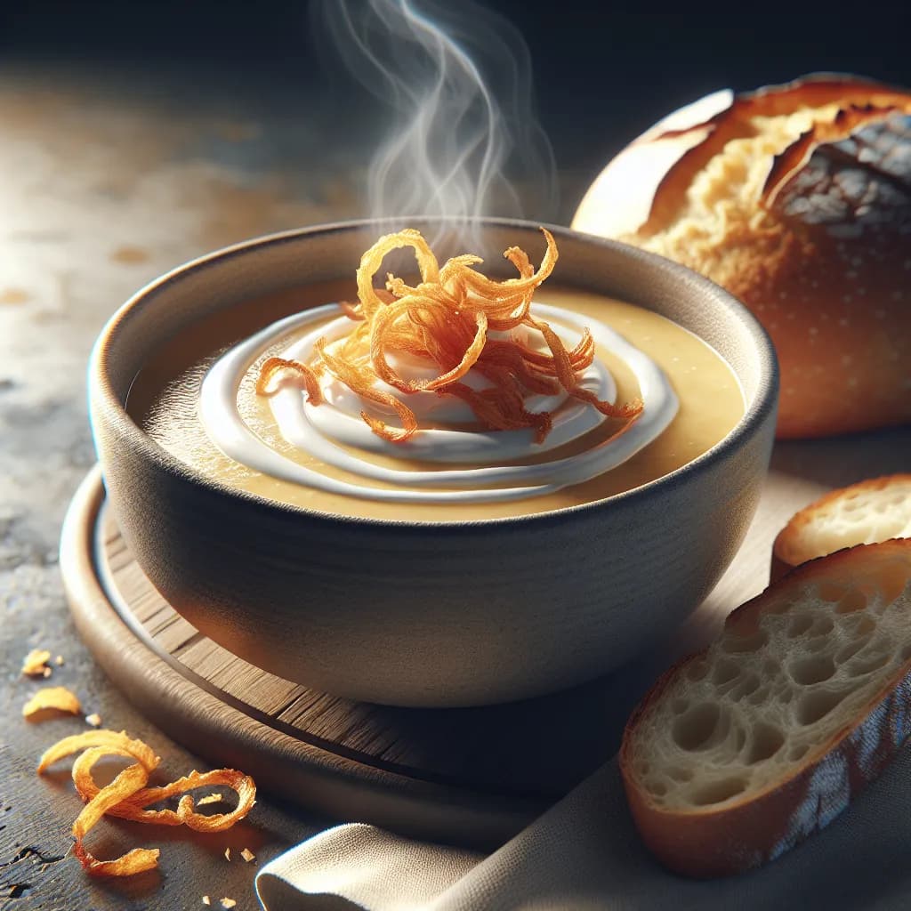 Creamy Potato and Onion Soup
