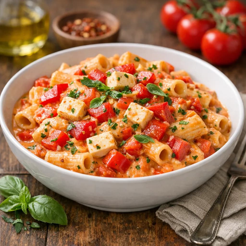 Creamy Tomato and Pepper Pasta