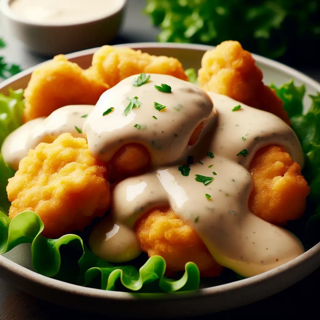Cremige Hähnchen-Nuggets