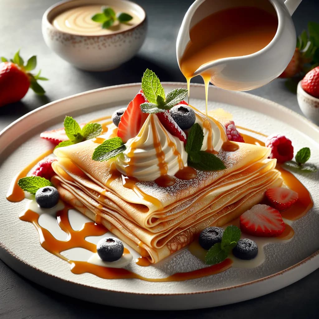 Crepes Dolce alla Vaniglia