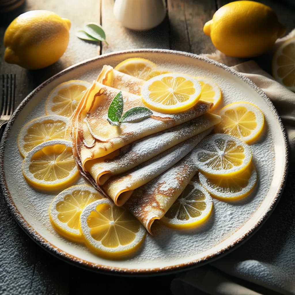 Crepes al Limone e Zucchero