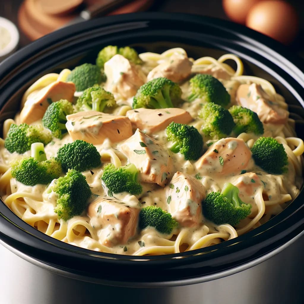 Crockpot Chicken Alfredo