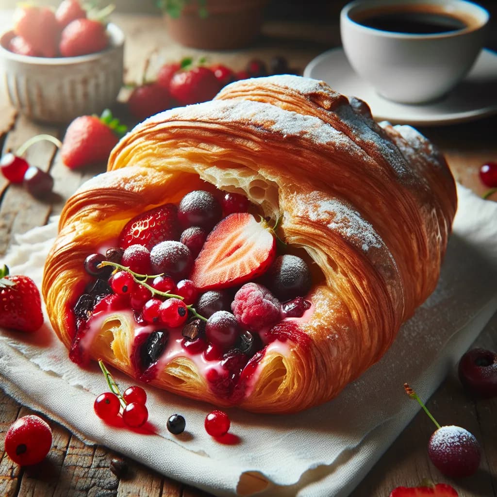 Croissant aux Fruits Rouges