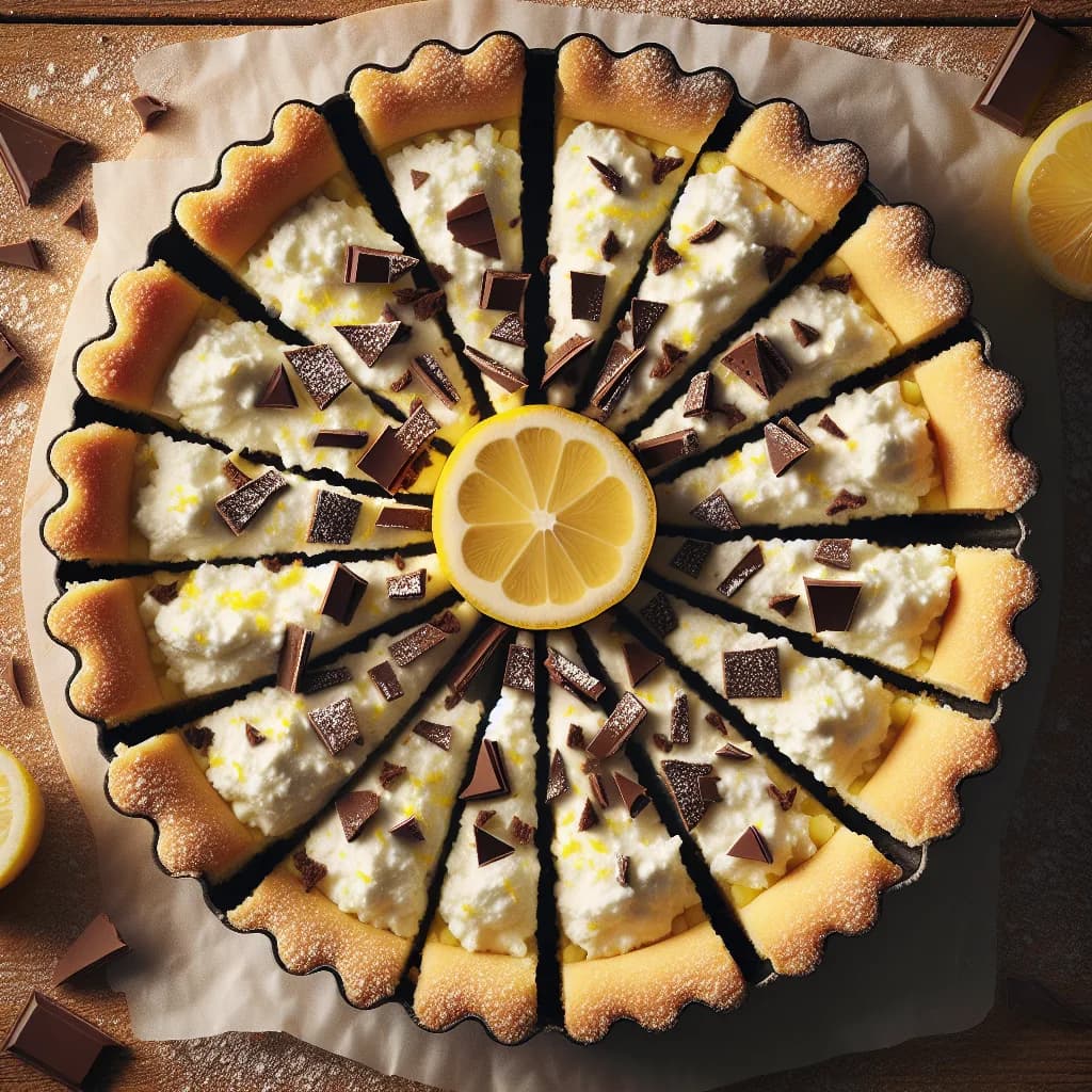 Crostata di Ricotta e Scaglie di Cioccolato