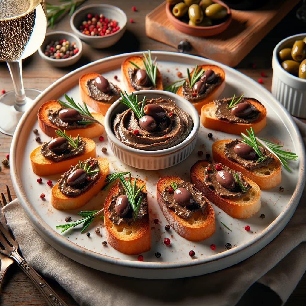 Crostini con Paté di Olive