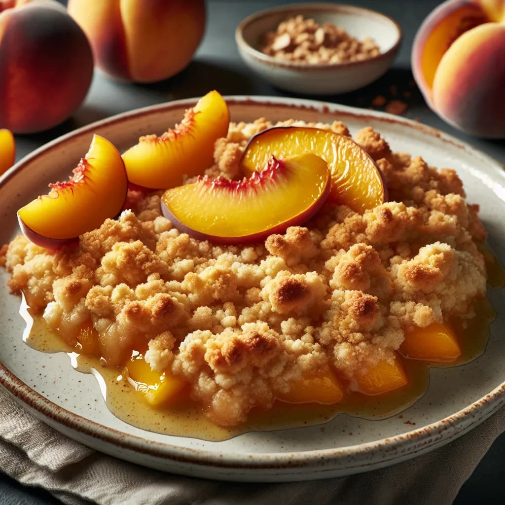 Crumble di Pesche