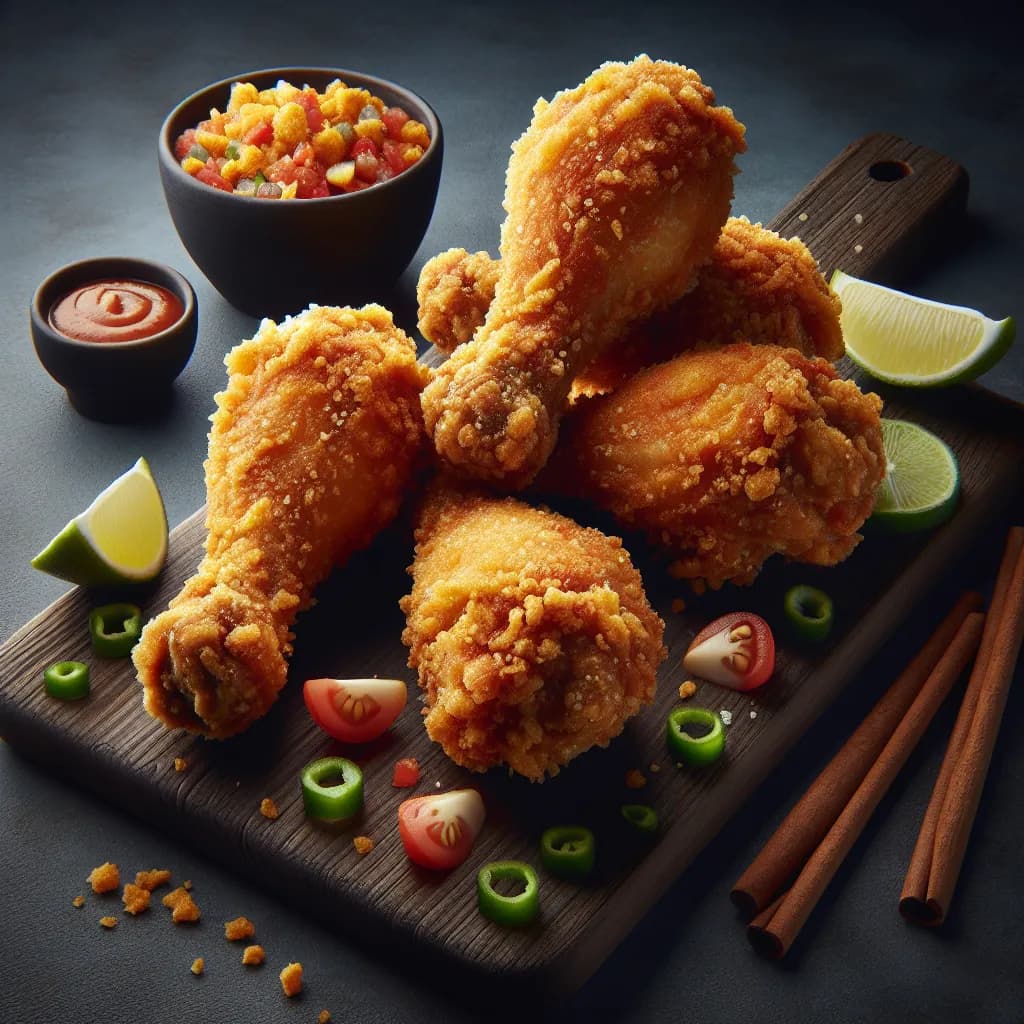 Crunchy Tex Mex Chicken Drumsticks
