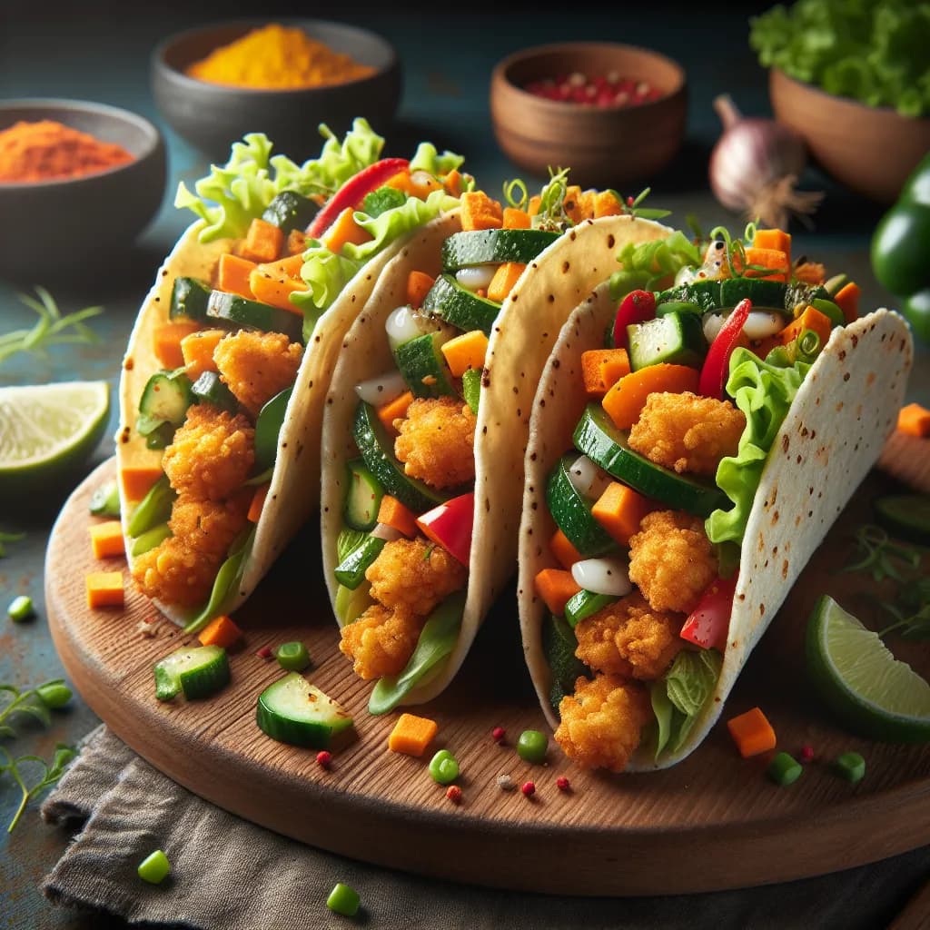 Crunchy Vegetable Tacos