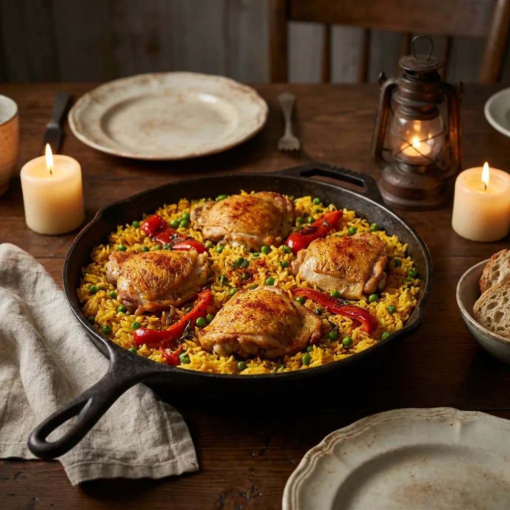 Crypt Keeper One Pan Chicken and Rice