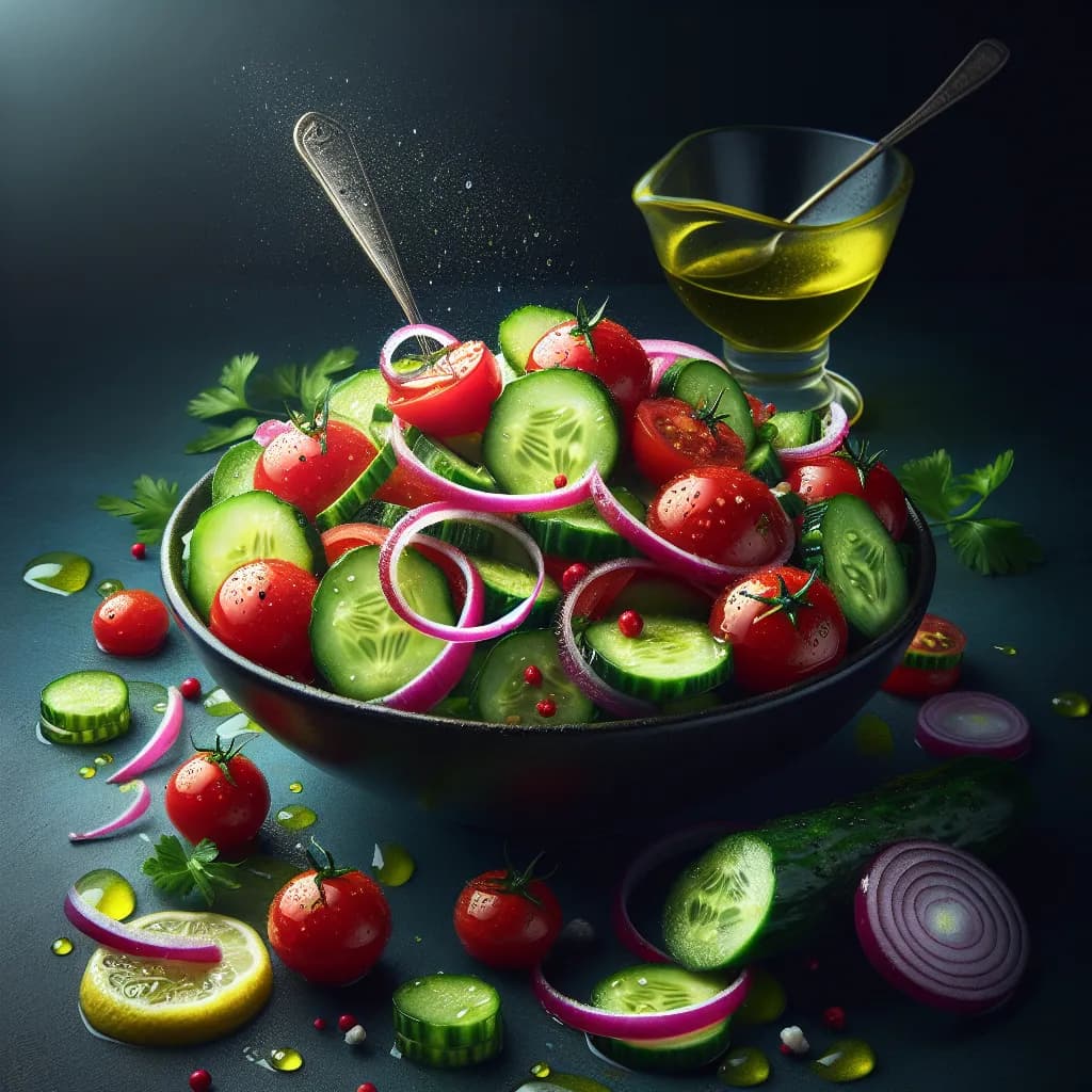 Cucumber and Tomato Salad