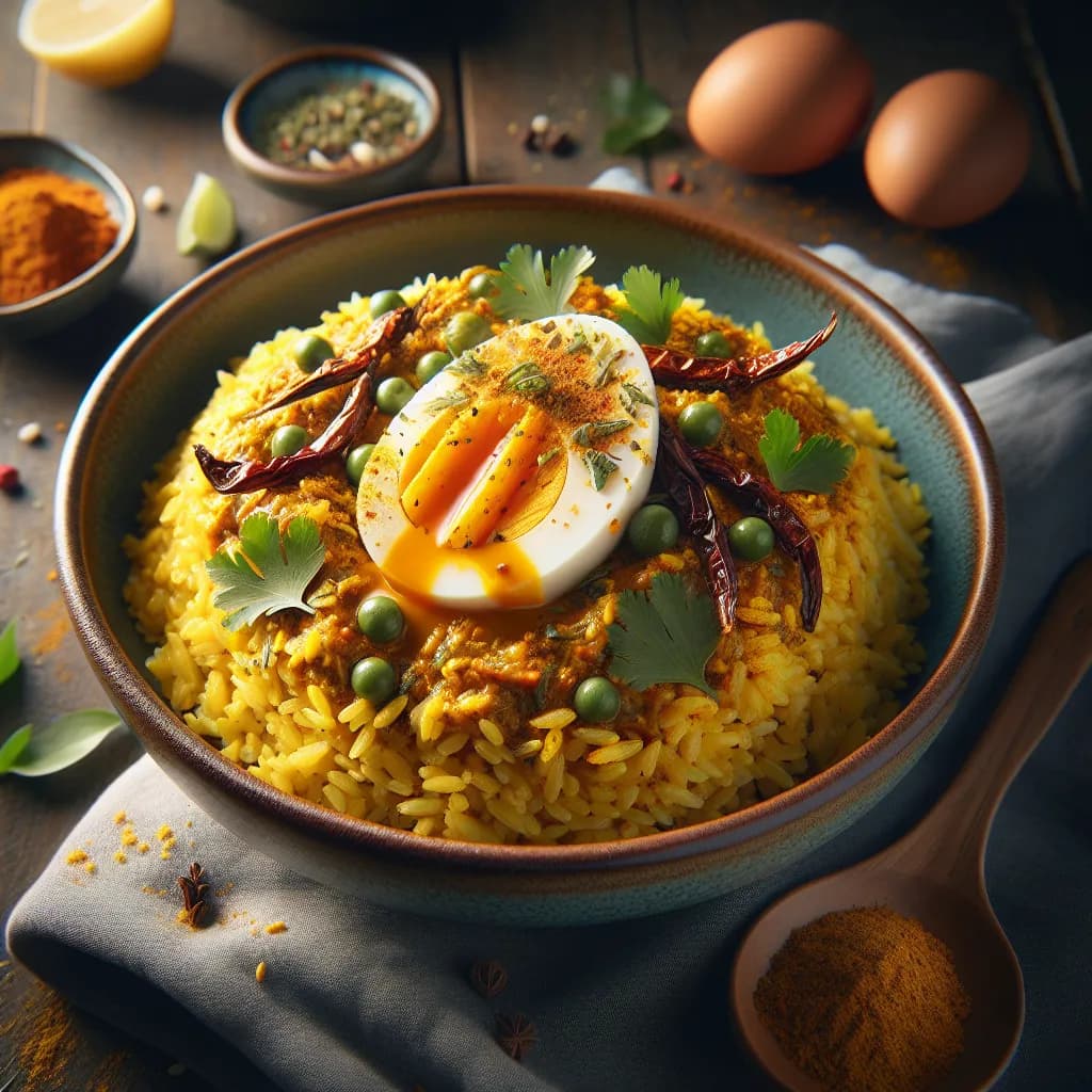 Curried Egg Rice