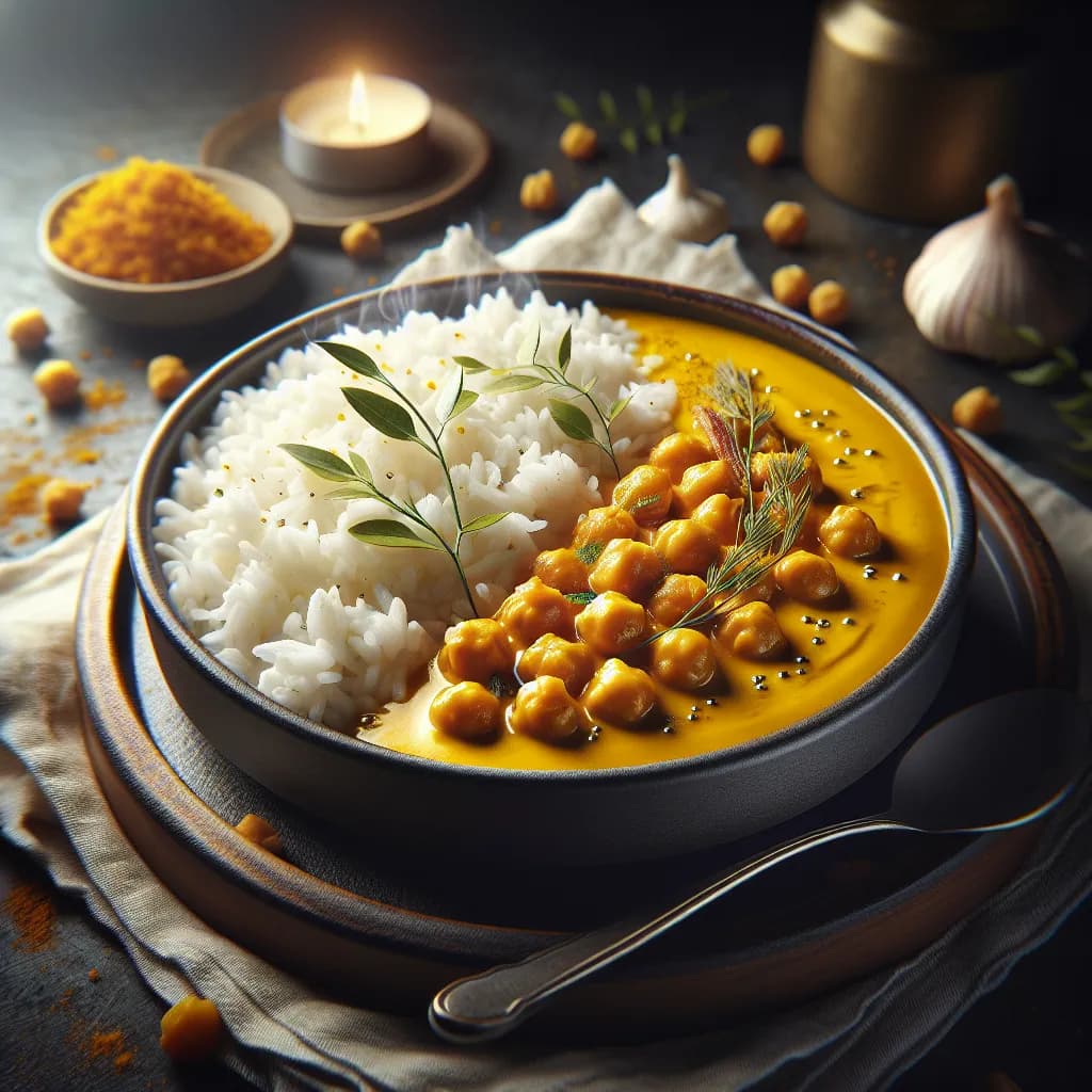 Curry de Pois Chiches Épicé