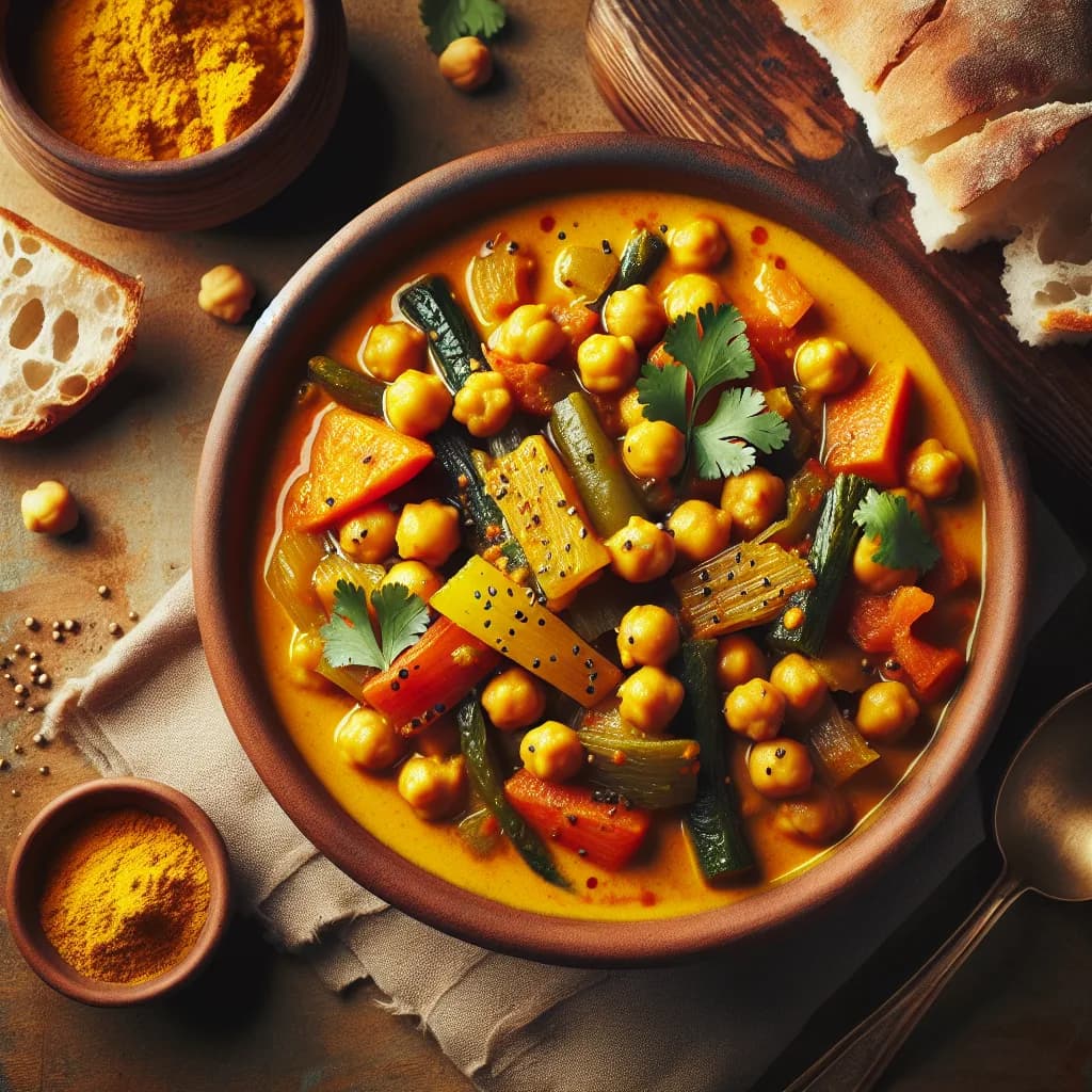 Curry di Ceci Veloce